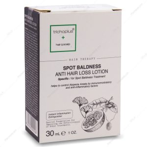 محلول تقویت کننده مو SPOT BALDNESS ریزش مو سکه ای تریکوپلاس 30ml